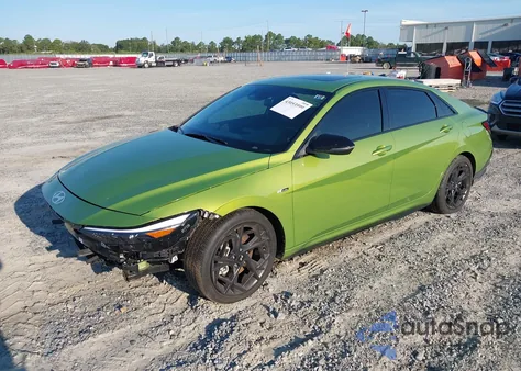 2024 Hyundai Elantra N Line from USA, damaged, VIN KMHLR4DF8RU744052